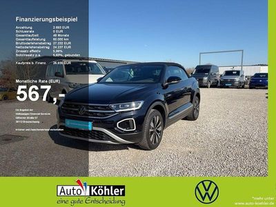 Gebraucht VW T-Roc Cabriolet Goal 116 PS (85 kW) 2025 Schwarz Cabrio