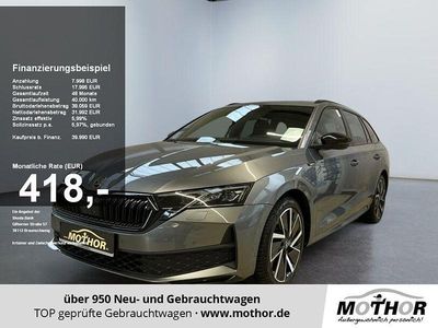 Usata Skoda Octavia SportLine 150 CV (110 kW) 2025 Grigio Station wagon