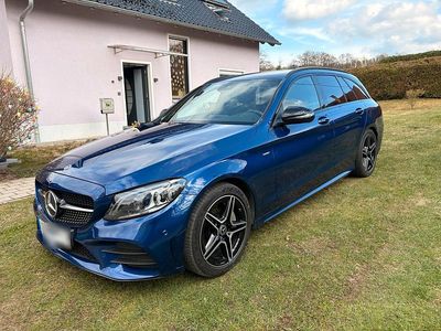 Usata Mercedes C300 AMG 245 CV (180 kW) 2020 Blu Station wagon