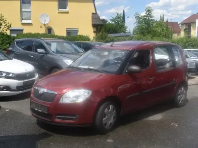 Gebraucht Skoda Roomster 69 PS (50 kW) 2007 Rot Van / Kleinbus