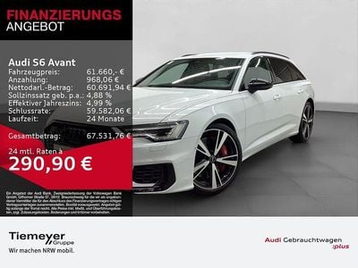 Gletscherweiß metallic Gebraucht 2024 Audi S6 Ambiente Kombi | 61.660 € (Fairer Preis)