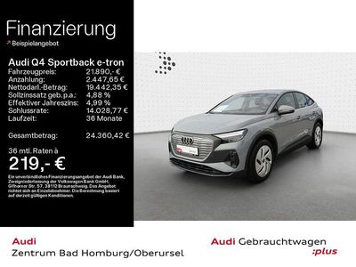 Gebraucht Audi Q4 Sportback e-tron Basis 125 kW (170 PS) 2022 Grau SUV