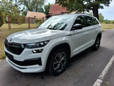 Gebraucht Skoda Kodiaq SportLine 150 PS (110 kW) 2023 Weiß SUV