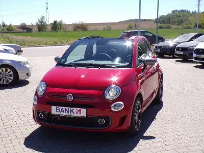 Usata Fiat 500C Sport 86 CV (63 kW) 2019 Rosso Cabrio