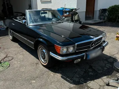 Gebraucht Mercedes SL450 193 PS (141 kW) 1973 Schwarz Cabrio