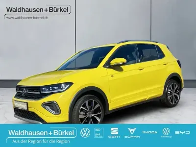 Brugt VW T-Cross R-line 116 HK (85 kW) 2024 Gul SUV