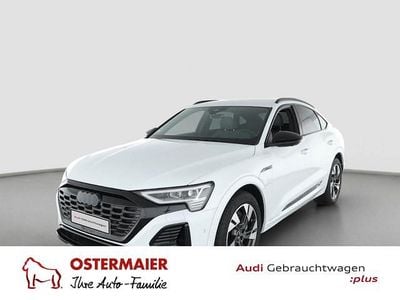 Gebraucht Audi Q8 Sportback e-tron S-Line 300 kW (408 PS) 2024 Gletscherweiß metallic SUV