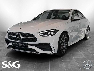 Unilack polarweiß Gebraucht 2025 Mercedes C180 AMG Limousine | 38.270 € (Fairer Preis)