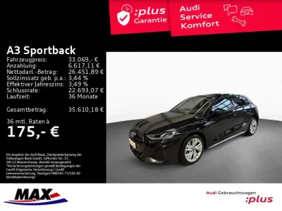 Gebraucht Audi A3 S-Line 150 PS (110 kW) 2025 Mythosschwarz metallic Limousine