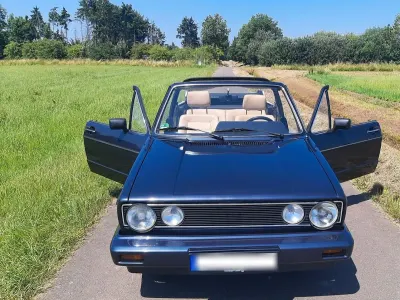 Gebraucht VW Golf Cabriolet Karmann 95 PS (69 kW) 1988 Blau Cabrio
