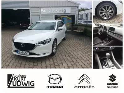 Gebraucht Mazda 6 Exclusive-Line 165 PS (121 kW) 2024 Rhodium white Kombi
