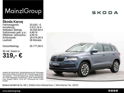 Grau Gebraucht 2021 Skoda Karoq Clever SUV | 23.630 € (Fairer Preis)