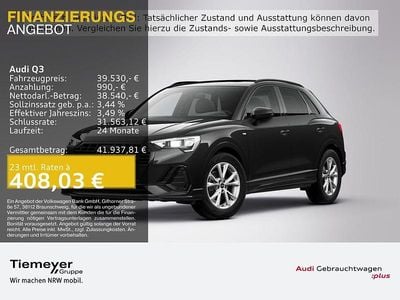 Schwarz Gebraucht 2025 Audi Q3 S-Line SUV | 39.530 € (Fairer Preis)