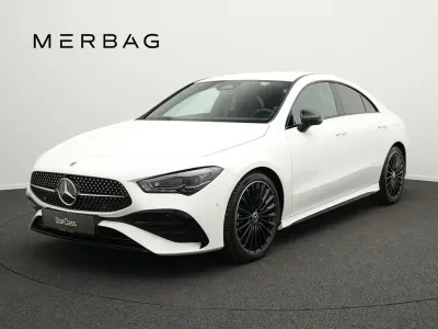 Brugt Mercedes CLA200 AMG line 150 HK (110 kW) 2025 Hvid Sedan
