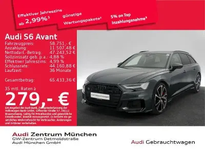 Brugt Audi S6 Ambiente 344 HK (253 kW) 2023 Grå Stationcar
