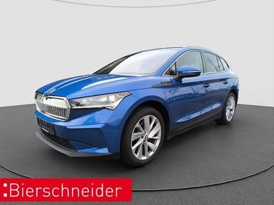 Gebraucht Skoda Enyaq iV 194 kW (265 PS) 2023 Raceblau met. raceblau met. SUV