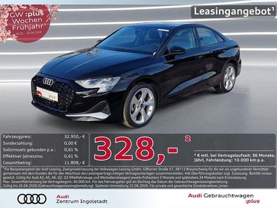 Gebraucht Audi A3 Advanced Plus 150 PS (110 kW) 2025 Mythosschwarz metallic Limousine