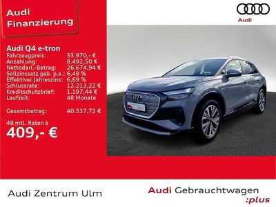 Gebraucht Audi Q4 e-tron Advanced 150 kW (204 PS) 2023 Kieselgrau SUV