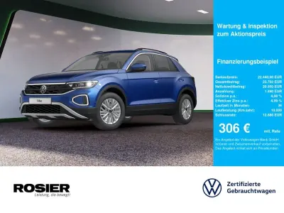 Usata VW T-Roc Life 116 CV (85 kW) 2022 Blu SUV