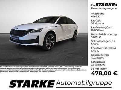 Weiß Neu 2025 Skoda Octavia SportLine Kombi | 39.950 € (Etwas zu teuer)