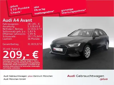 Gebraucht Audi A4 204 PS (150 kW) 2023 Brillantschwarz Kombi