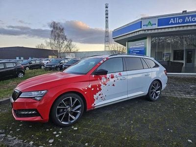 Weiß Gebraucht 2019 Skoda Superb SportLine Kombi | 21.390 € (Guter Preis)