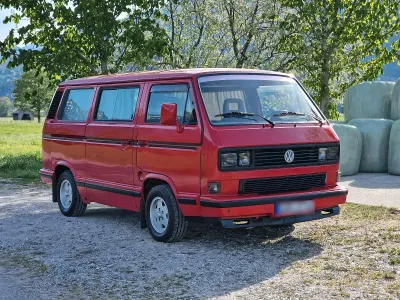 Usata VW T3 69 CV (50 kW) 1992 Rosso Furgone