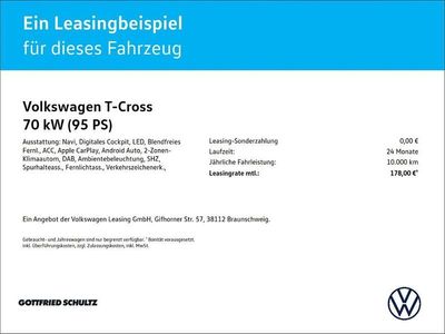 Grau Gebraucht 2025 VW T-Cross Goal SUV | 20.450 € (Guter Preis)