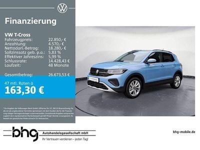 Gebraucht VW T-Cross 116 PS (85 kW) 2024 Blau SUV