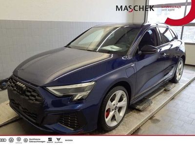 Navarrablau Gebraucht 2022 Audi A3 Sportback e-tron S-Line Kleinwagen | 31.440 € (Etwas zu teuer)