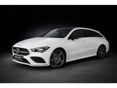 Gebraucht Mercedes CLA250 Shooting Brake AMG 224 PS (164 kW) 2019 Polarweiß Kombi