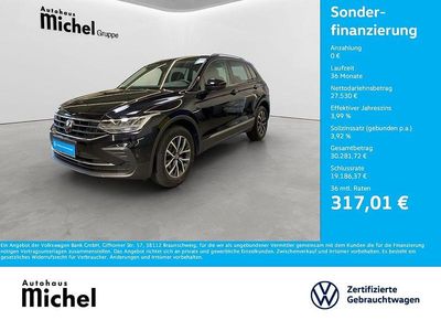 Gebraucht VW Tiguan Life 150 PS (110 kW) 2023 Schwarz SUV