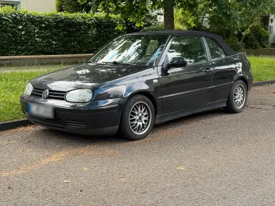 Gebraucht VW Golf Cabriolet Conceptline 85 PS (62 kW) 2000 Schwarz Cabrio