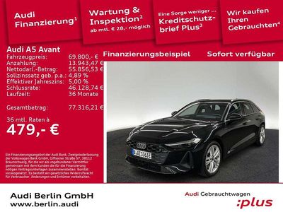 Mythosschwarz metallic Gebraucht 2025 Audi A5 Ambiente Kombi | 69.800 € (Etwas zu teuer)
