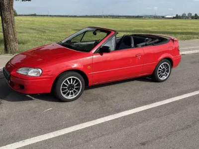 Gebraucht Toyota Paseo 90 PS (66 kW) 1997 Rot Cabrio