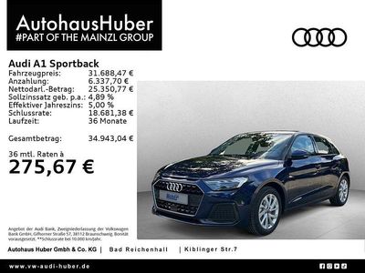Navarrablau metallic mythossch Neu 2026 Audi A1 Sportback Advanced Plus Kleinwagen | 31.688 € (Fairer Preis)