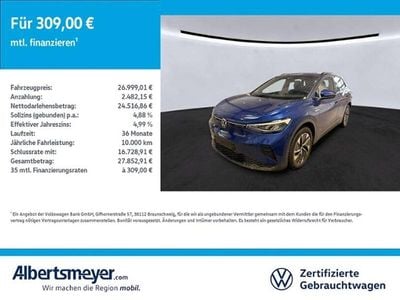 Usata VW ID.4 Pro Performance 150 kW (204 CV) 2022 Blu SUV
