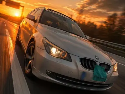 Gebraucht BMW 523 2009 Grau Kombi