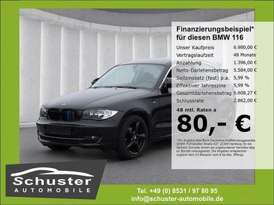 Gebraucht BMW 116 Sport Line 122 PS (89 kW) 2011 Schwarz Kleinwagen