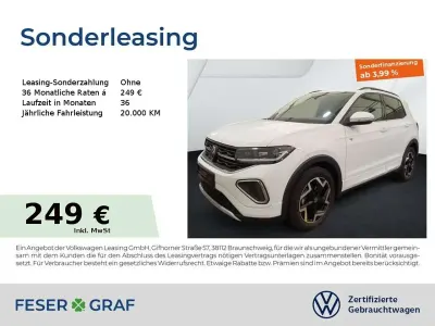 Brugt VW T-Cross R-line 150 HK (110 kW) 2025 Hvid SUV
