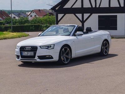Gebraucht Audi A5 Cabriolet S-Line 177 PS (130 kW) 2012 Weiß Cabrio