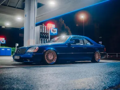 Gebraucht Mercedes SL500 320 PS (235 kW) 1994 Blau Coupé