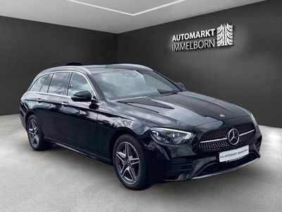 Gebraucht Mercedes E300 AMG 320 PS (235 kW) 2021 Ung. schwarz  unilack Kombi