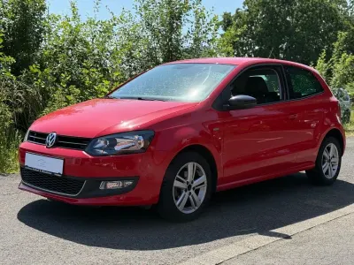Gebraucht VW Polo Match 86 PS (63 kW) 2012 Rot Kleinwagen