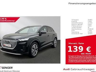 Mythosschwarz metallic Gebraucht 2022 Audi Q4 e-tron Advanced SUV | 26.880 € (Etwas zu teuer)