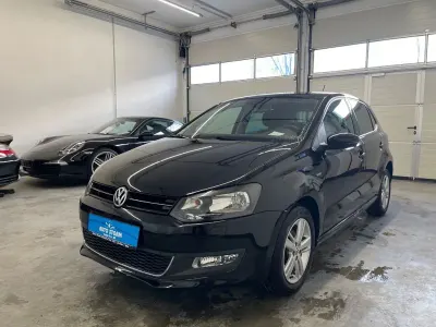 Gebraucht VW Polo Match 90 PS (66 kW) 2013 Schwarz Kleinwagen