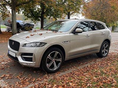 Silber Gebraucht 2017 Jaguar F-Pace R-Sport SUV | 25.400 € (Fairer Preis)