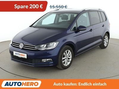 Gebraucht VW Touran Comfortline 110 PS (80 kW) 2016 Blau Van / Kleinbus