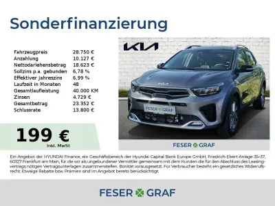 Gebraucht Kia Stonic GT-Line 101 PS (74 kW) 2025 Astrograu met. SUV
