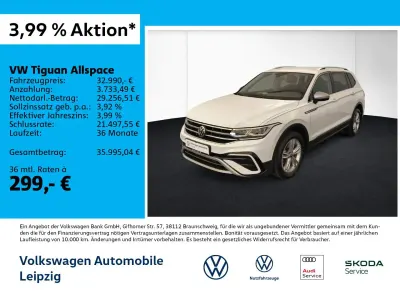 Gebraucht VW Tiguan Allspace Elegance 200 PS (147 kW) 2023 Weiß SUV